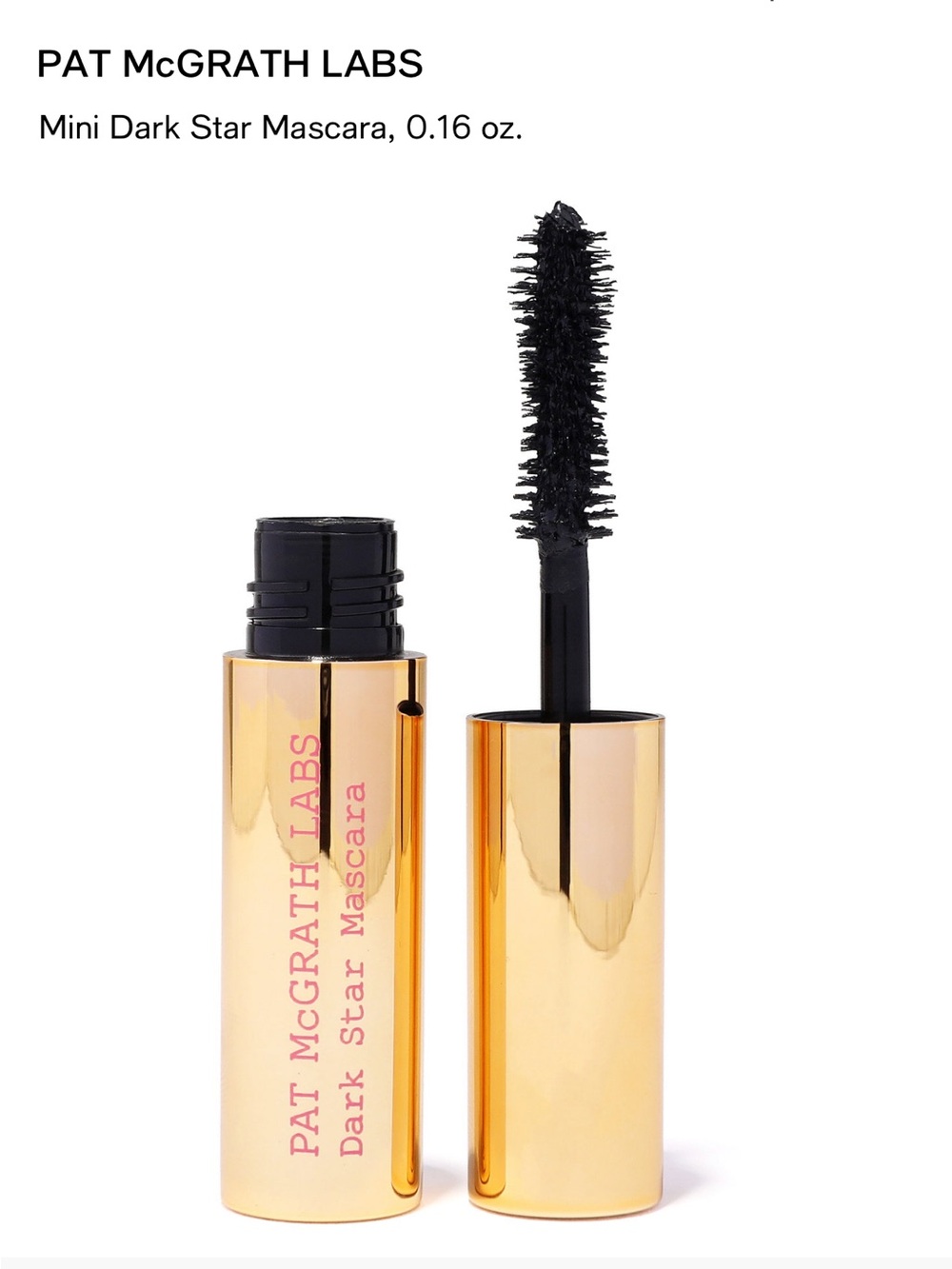 NEW Pat McGrath Dark Star Mini Mascara